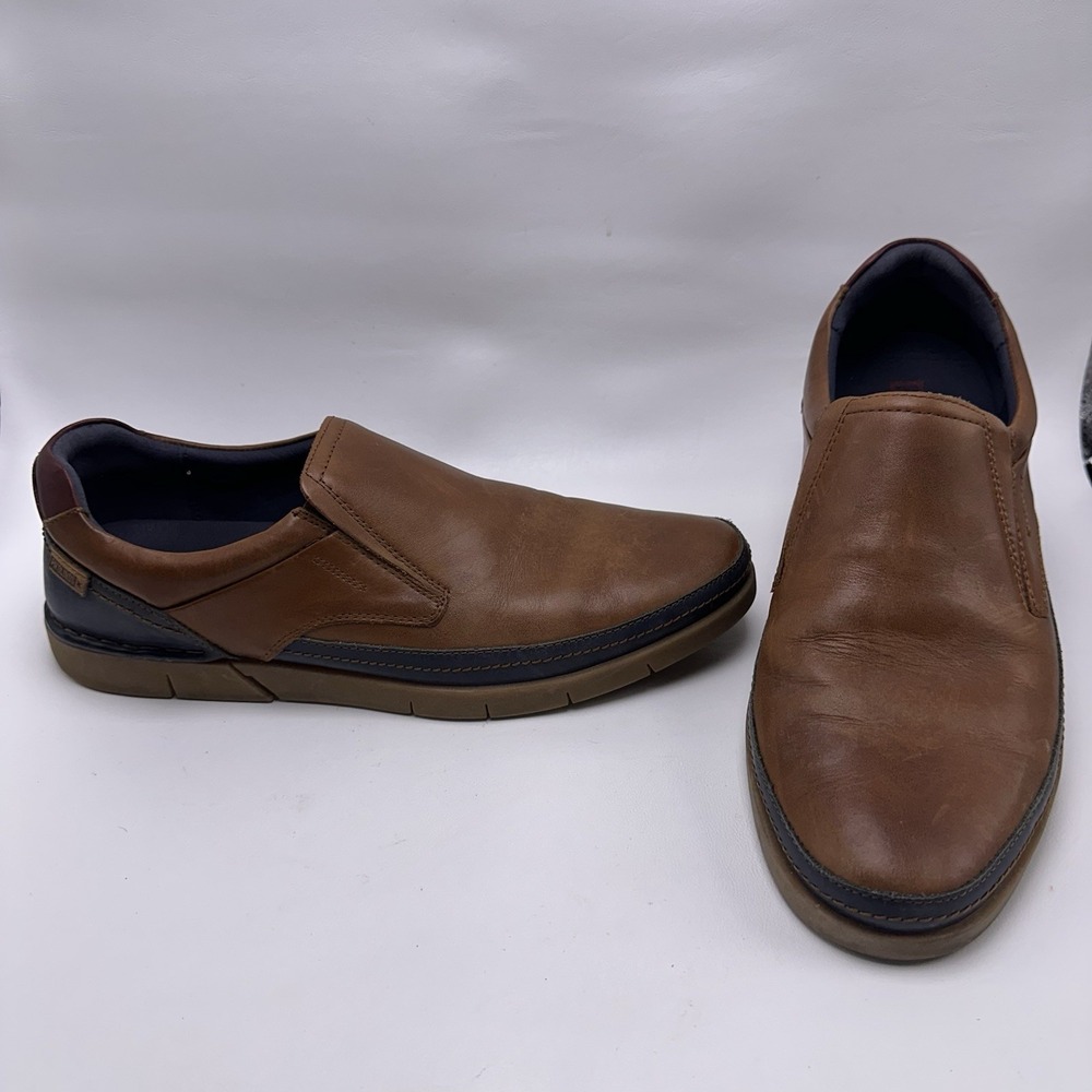 Pikolinos Palamos Men' Leather Slip On Loafers 43 US 10 Comfort Casual